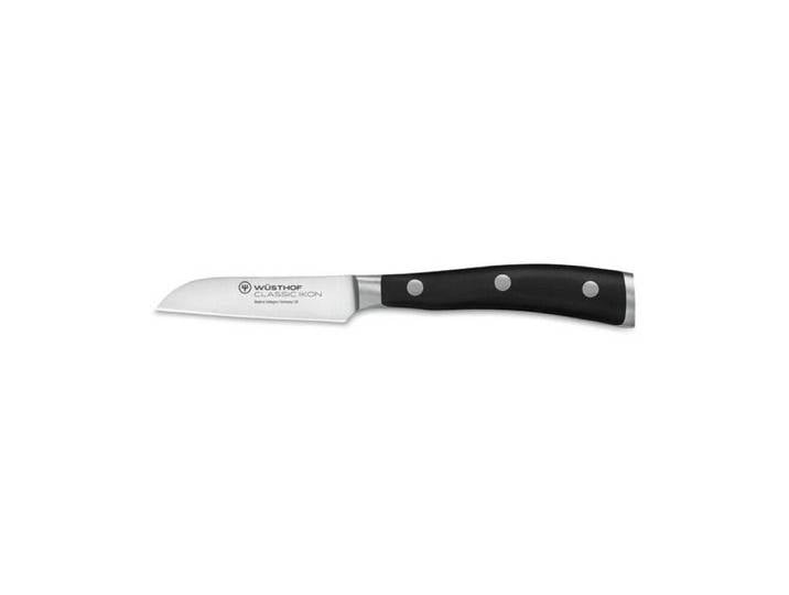 WÜSTHOF Gemüsemesser Gemüsemesser Classic Ikon 8cm, Gemüsemesser Classic Ikon, Edelstahl, schwarz