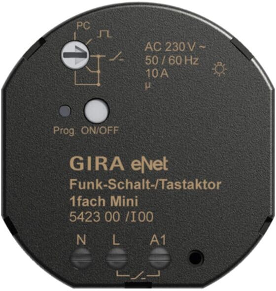 Gira Funk Schalt-/Tastaktor Mini 1fach 542300)