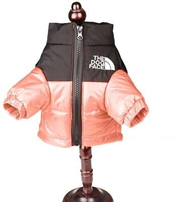 Uplifted Finds Reflective Winter Windproof Dog Jacket pink xs