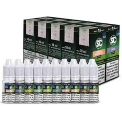 Gourmet Probierbox 10x10ml Liquid by SC 18mg / 100ml