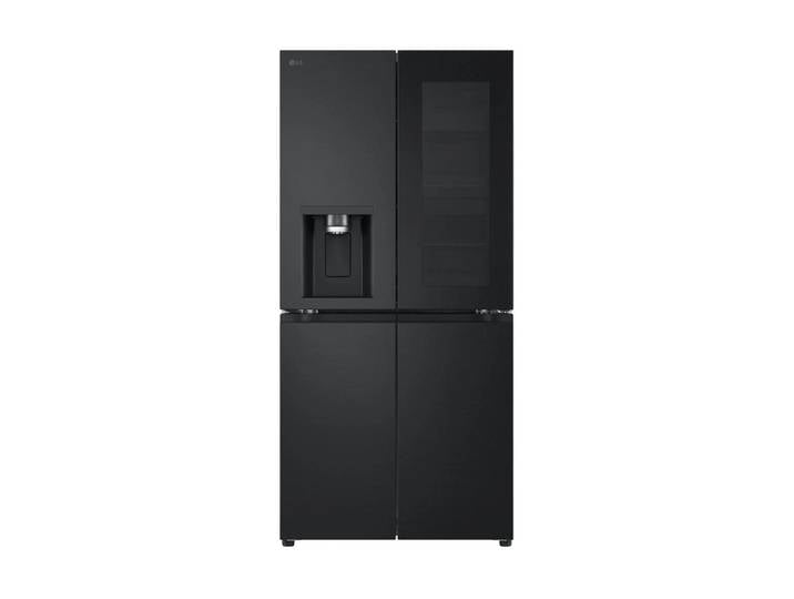 LG Side-by-Side GMG761EPAE , Energieeffizienz: E, schwarz (essence matte schwarz), B:83,5cm H:178,7cm T:73cm, Kühlschränke, InstaView, DoorCooling+, Side-by-Side