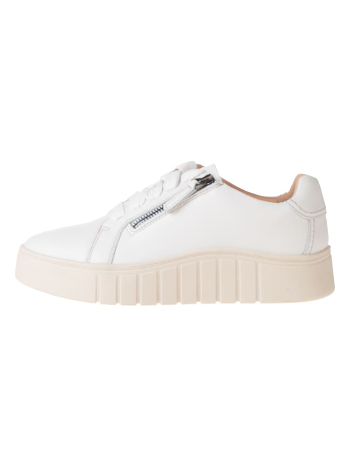 Clarks Leder-Sneakers "Mykah Joy" in Weiß - 39