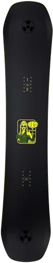 Yes Snowboards Yes Shifter 3D Snowboard (Black)  - Black;Yellow - Size: 154cm