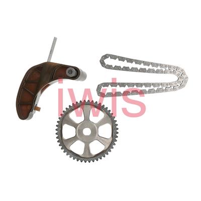 AIC Kettensatz, Ölpumpenantrieb Steuerkettensatz iwis Original komplett, Made in Germany 59108Set für VAG