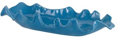 "Uttermost Ruffled Feathers Blue Bowl - 24""W x 4""H x 9.84""D"
