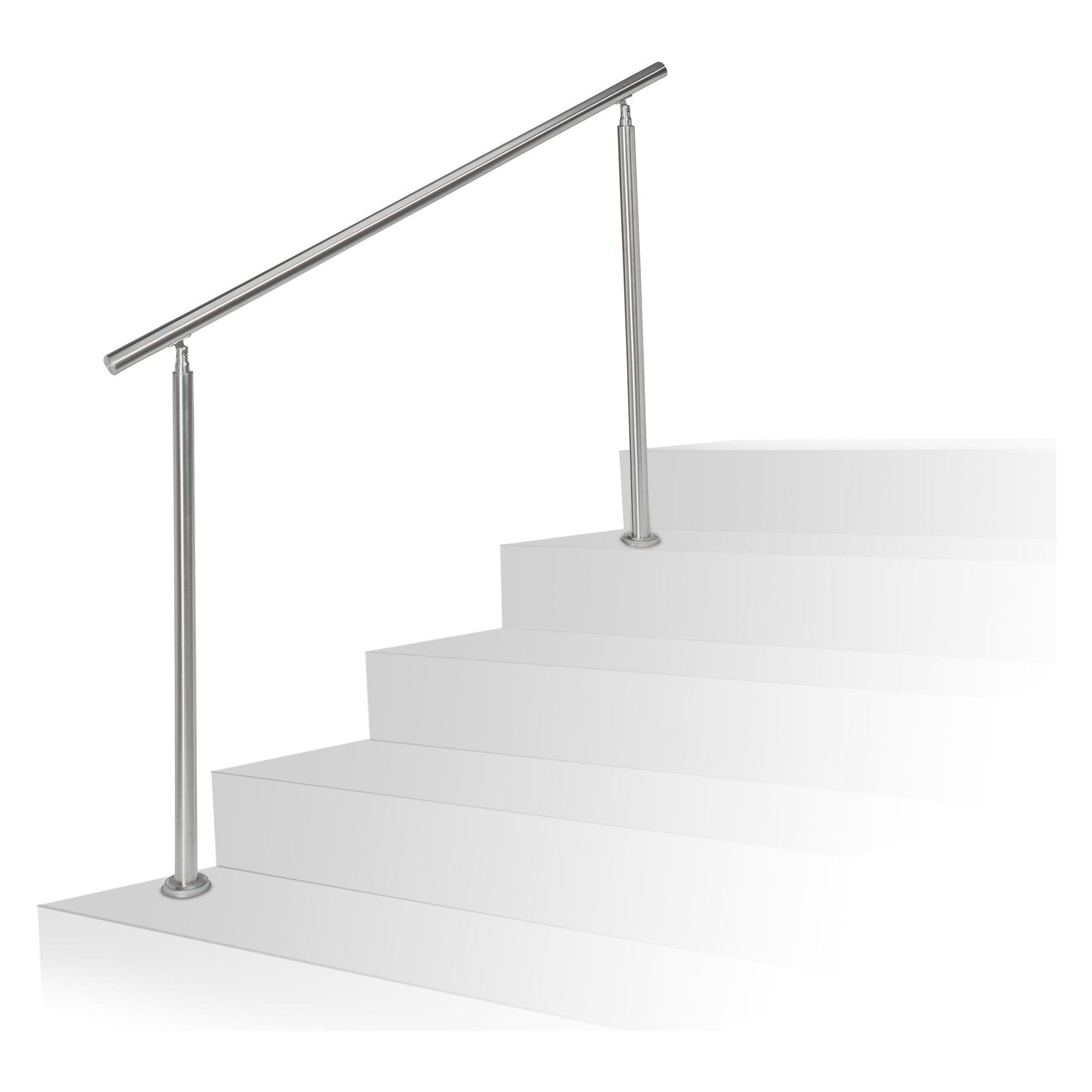 Relaxdays Treppengeländer (Edelstahl) (4052025970239)