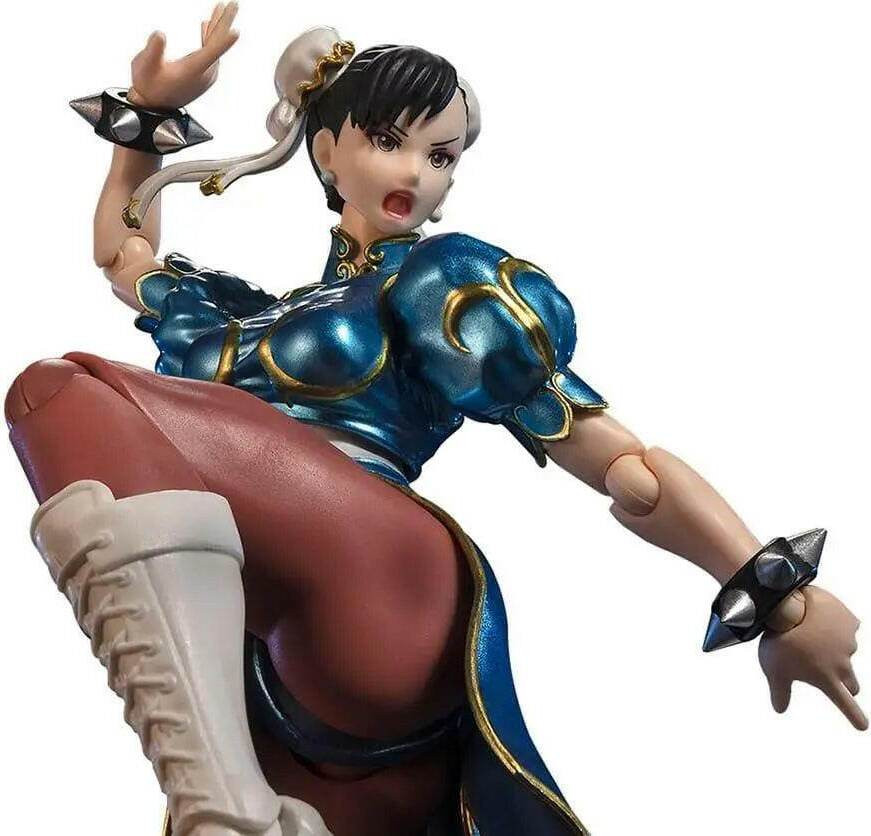 Tamashi Nations Figuarts Street Fighter Chun-Li actiefiguur, blauw