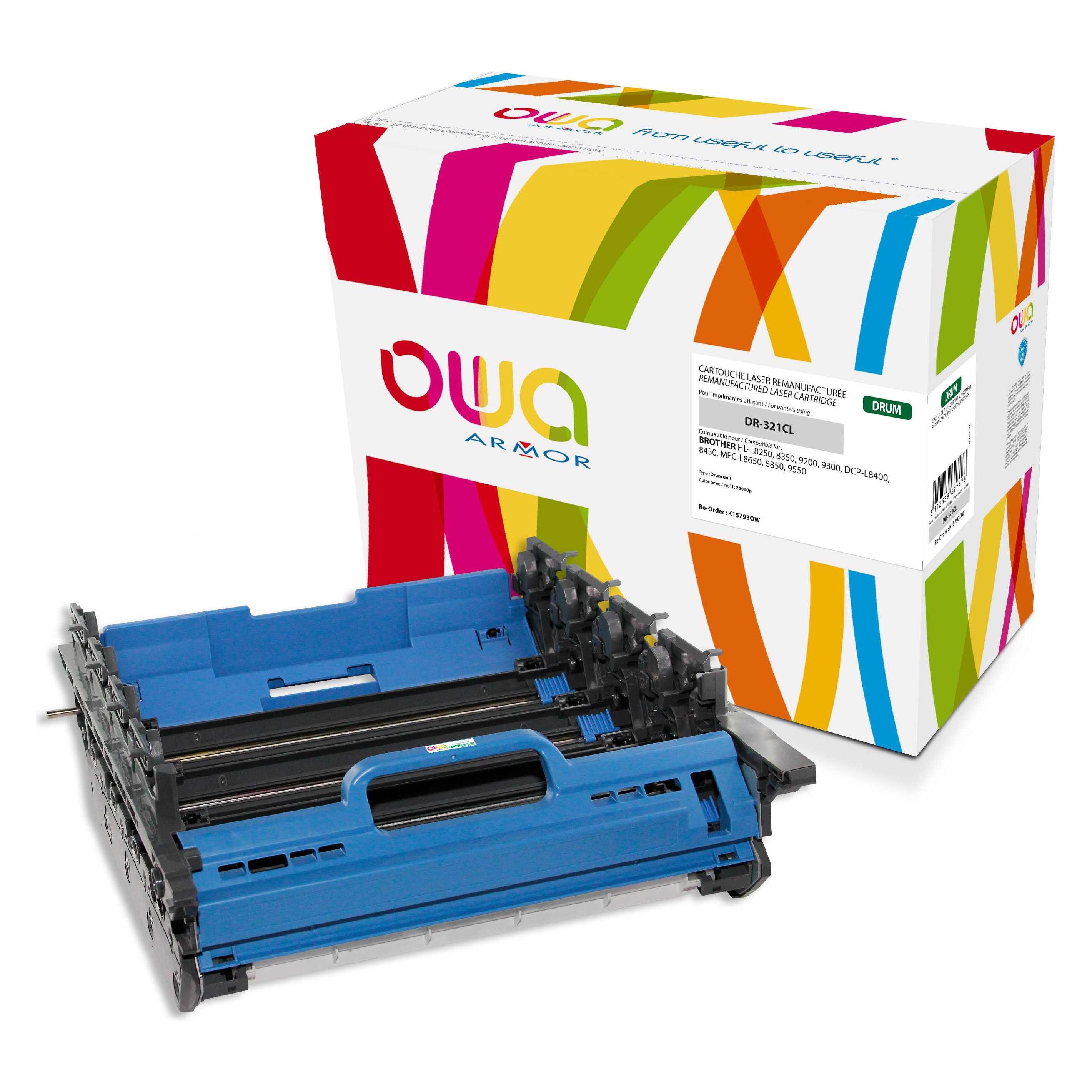 Armor OWA OWA Trommel kompatibel zu BROTHER DR-321CL (25000 S.) (K15793OW)