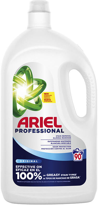 Detergente líquido Ariel Professional Original 90 doses