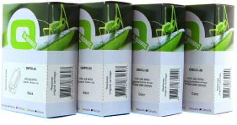 Q-Nomic Pack 2x PGI-35 + 2x CLI-36 (Negro + tri-color)