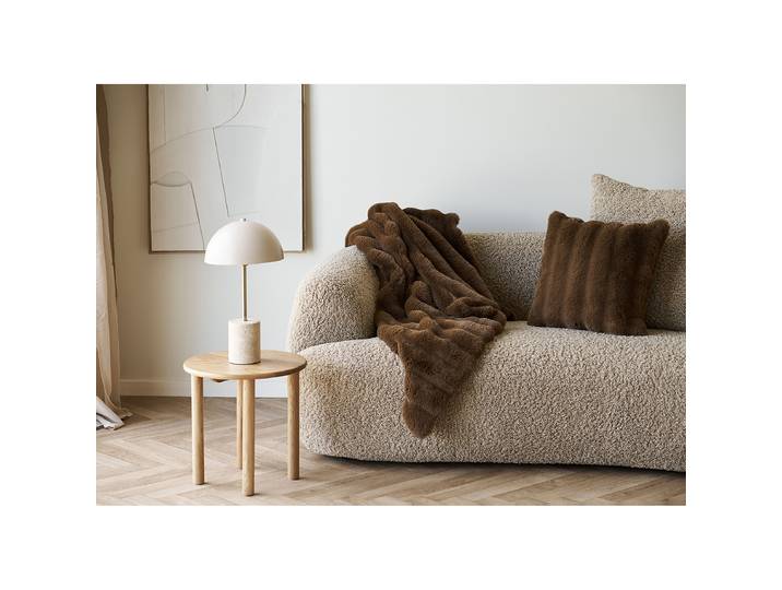 Coussin décoratif Haesh Marron 45 x 45 x 10cm Polyester