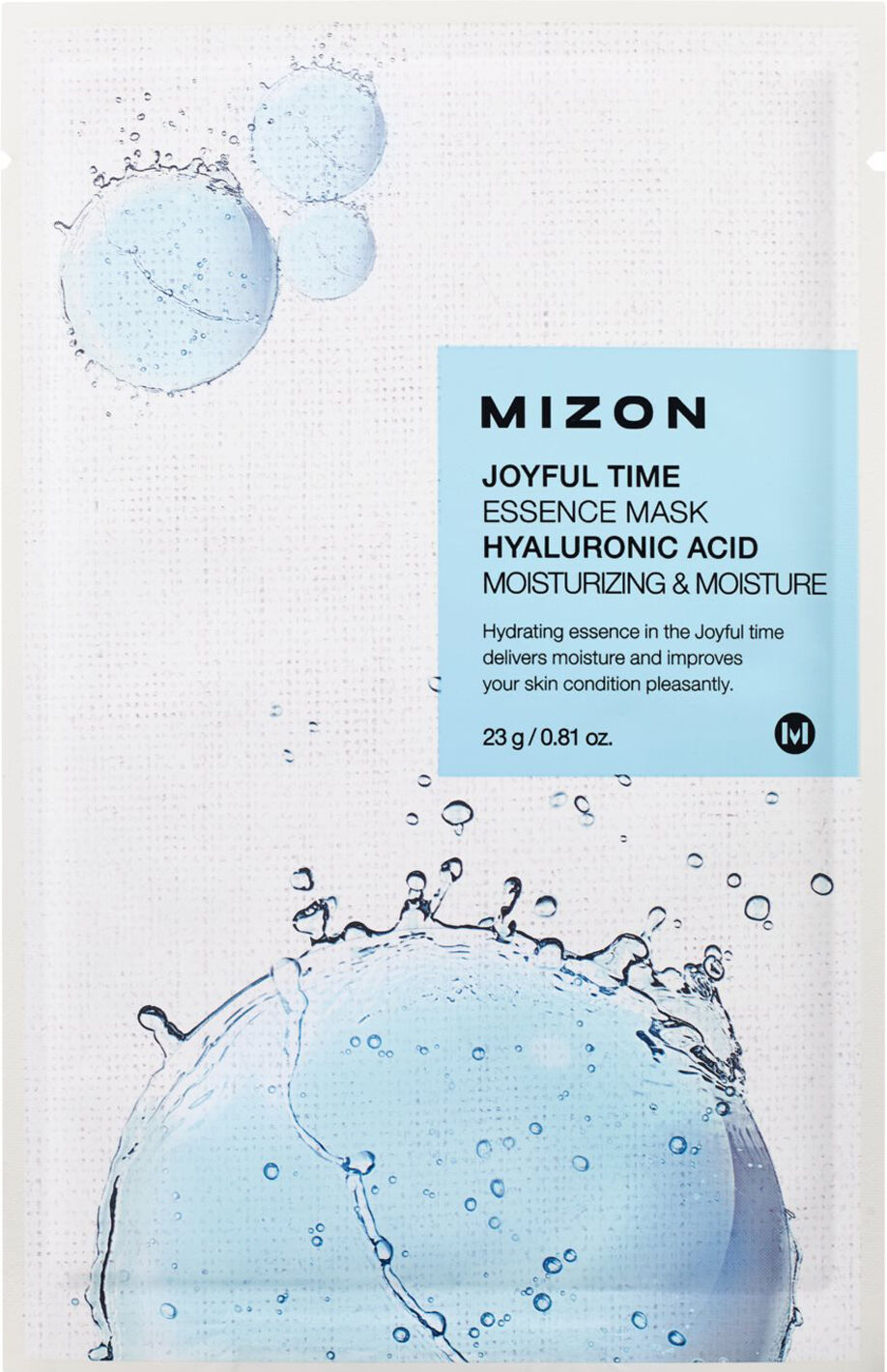 MIZON Joyful Time Essence Hyaluronic Acid Mask 23g