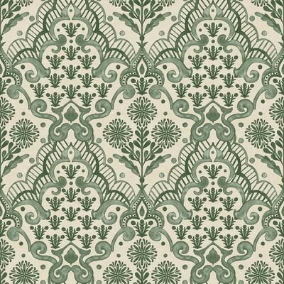 NuWallpaper Brownstone Boys Brownstone Blooms Forest Peel and Stick Wallpaper - N/A