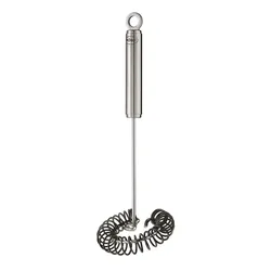 RÖSLE Spiralbesen Silikon 27 cm - silber