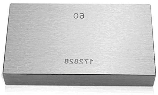Stalen Blokmeter Set - Precisie Meetblokken - 10-50 mm - Zilver