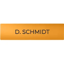 DoorBird D21x Namensschild für eine Ruftaste, individuelle Gravur – RAL 1037