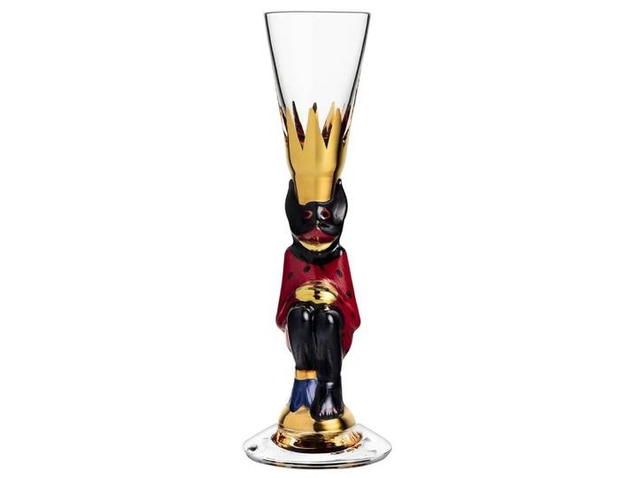Orrefors Nobelpreis Schnapsglas 4 cl Rot