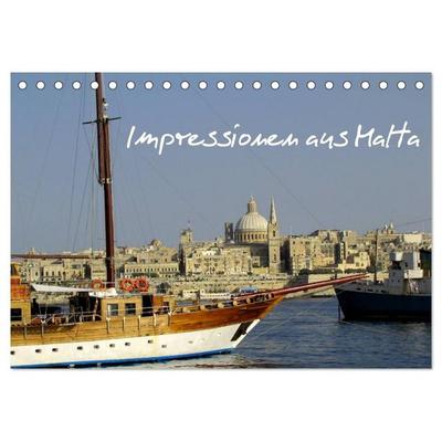 Impressionen aus Malta (Tischkalender 2027 DIN A5 quer), CALVENDO Monatskalender