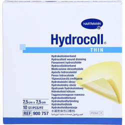 Hydrocoll Thin Wundverband 7.5x7.5 cm 10 ST