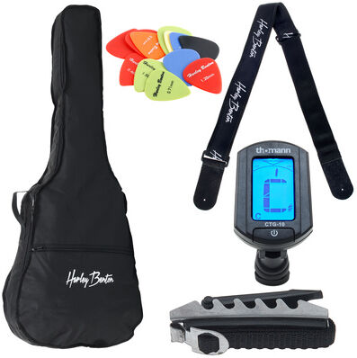 Harley Benton W-Guitar Accessory Pack Schwarz