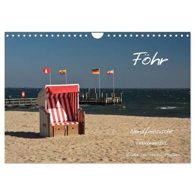 Föhr - Nordfriesische Trauminsel (Wandkalender 2027 DIN A4 quer), CALVENDO Monatskalender