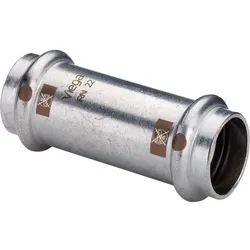 Viega Temponox Schiebemuffe 809195 15 mm, Stahl, nicht rostend, SC-Contur
