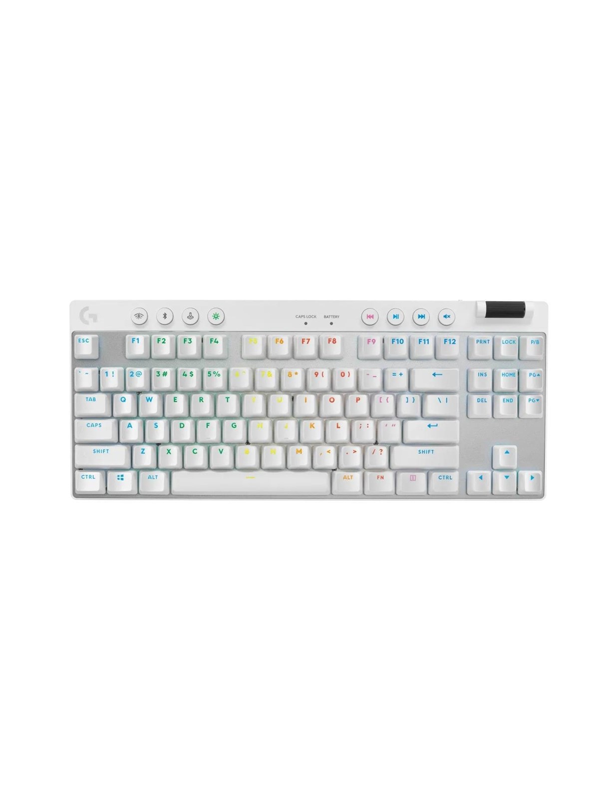 Logitech G PRO X TKL - Logitech GX Brown (Tactile) - Tactile - Gaming Tastatur (TKL) - 80% - Englisch (UK) - Weiss