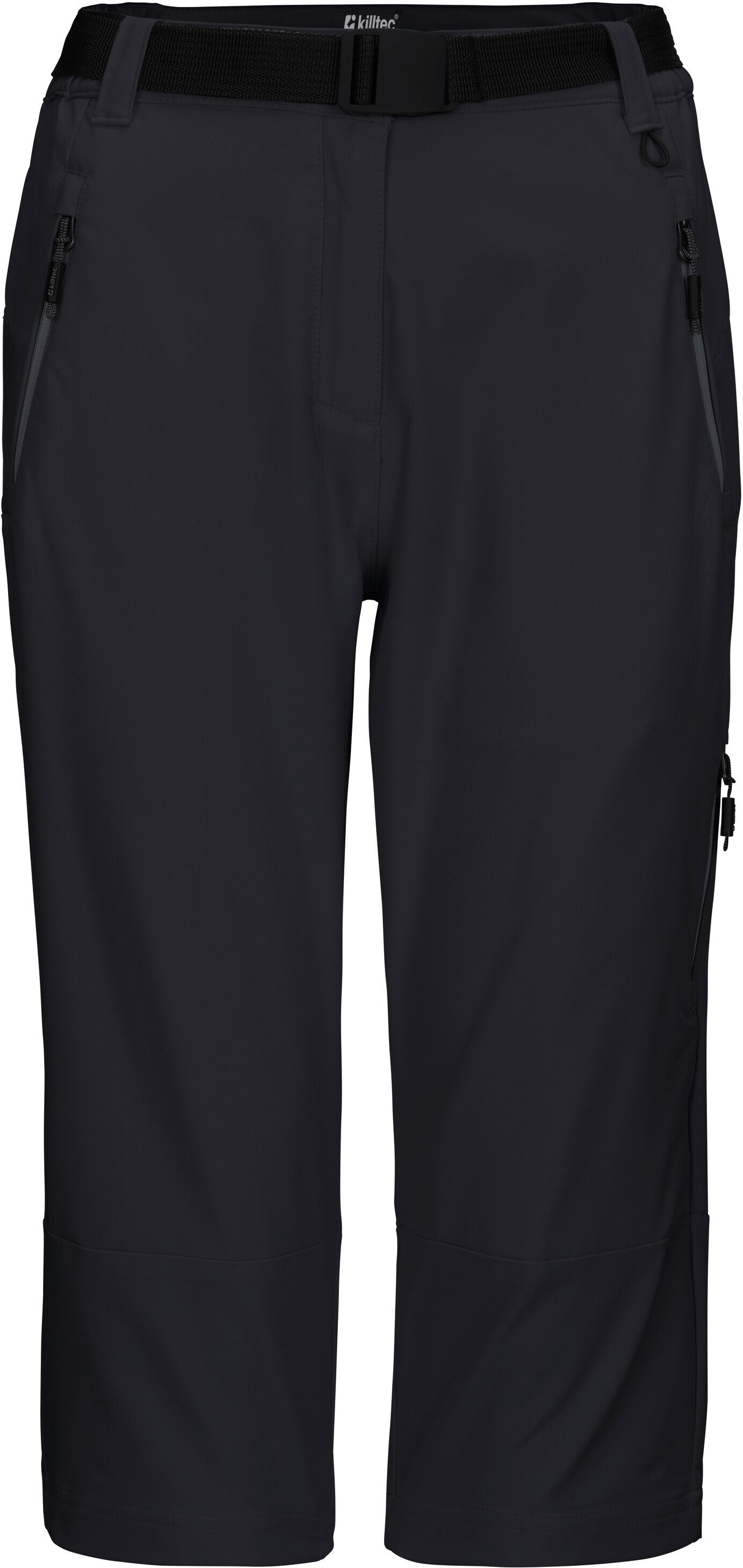 Caprihose KILLTEC "KOS 240 WMN CPR PNTS", Damen, Gr. 40, Normalgrössen, schwarz, Obermaterial: 100% Polyester.Futter: 65% Polyester, 35% Baumwolle, Hosen Caprihose, Damen-Funktionscaprihose: wasserabweisend, schnelltrocknend, Stretch schwarz 40, Normalgrö