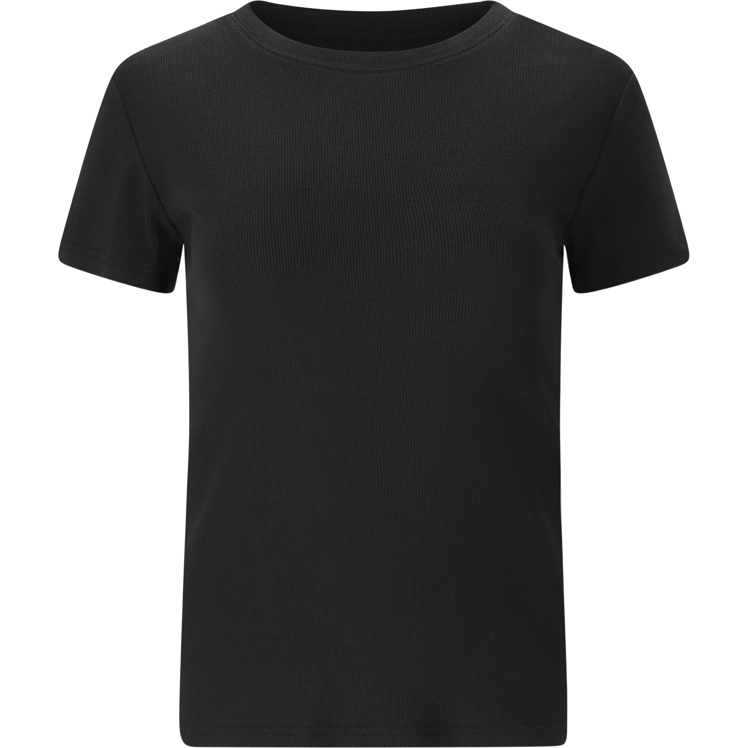 Athlecia Lenga Rib Damen T-Shirts schwarz Größe L Yoga | Lifestyle Schnell trocknend