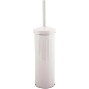 Spirella WC-Bürste Habana Klobürste, weiß, mit Kunststoffborsten & Metall-Bürstenhalter