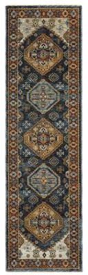 Style Haven Amelie Traditional Medallion Blue/ Multi Indoor Area Rug