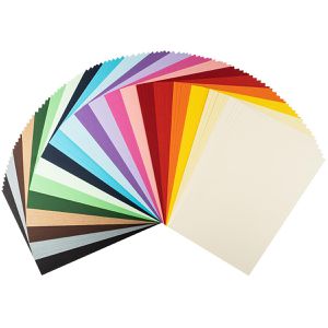 Ideen-mit-Herz Fotokarton 011337, A4, 20 Farben sortiert, 220g/m², 100 Blatt