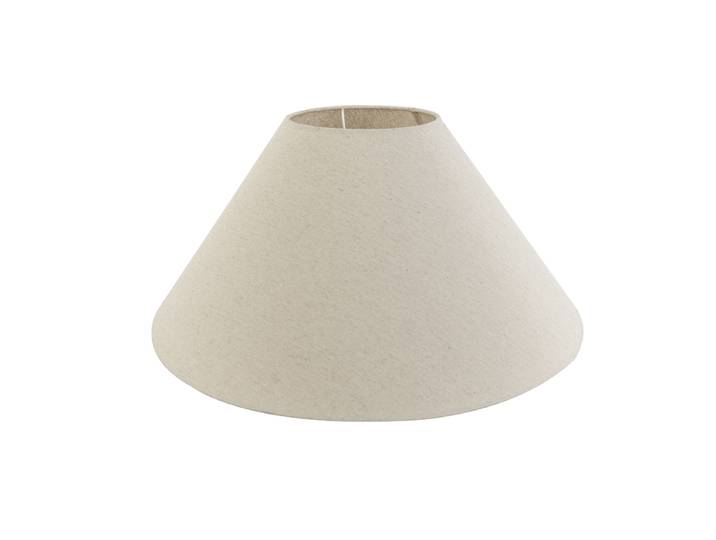 Stoffen lampenkap beige rond schuin 55/19/26