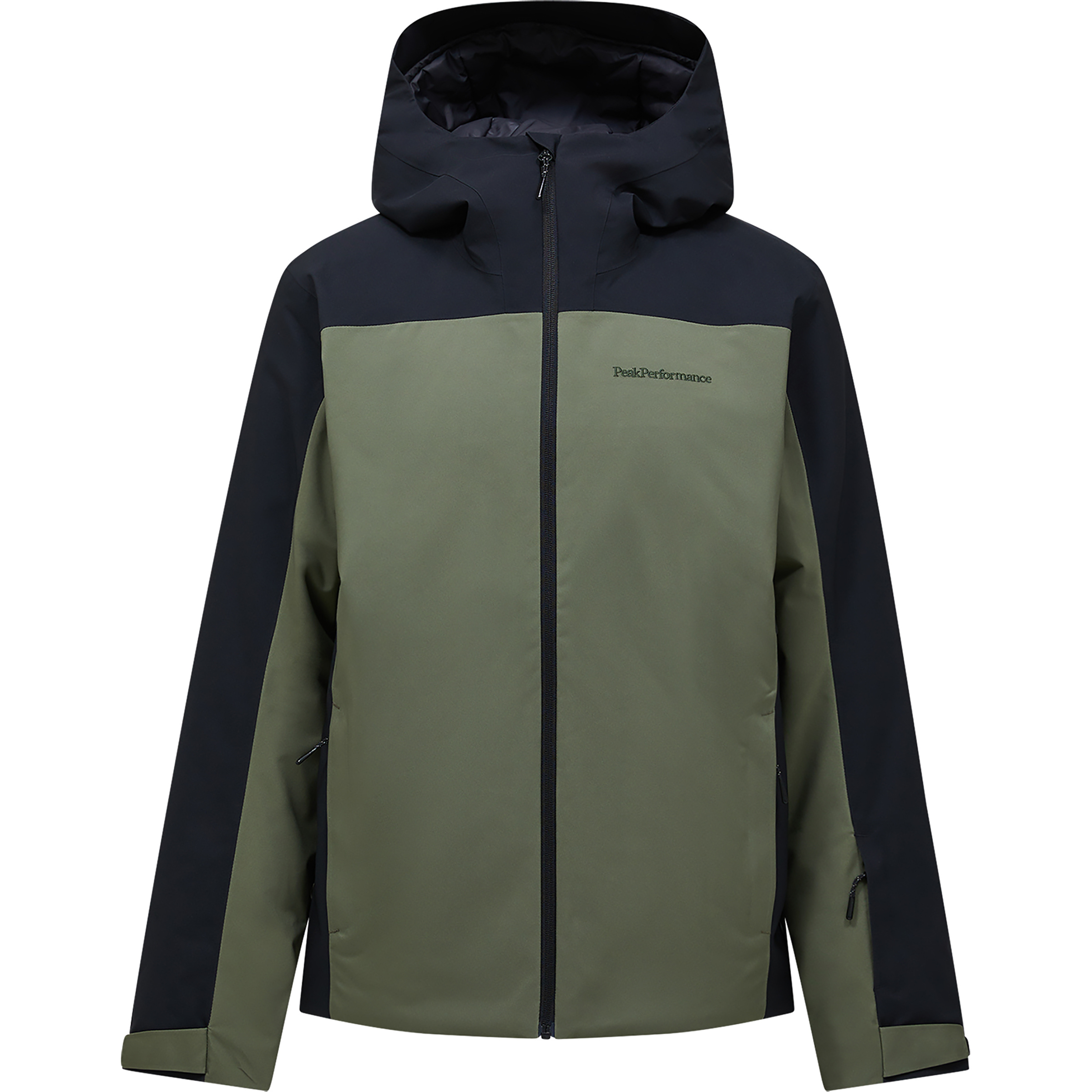 Peak Performance Maroon Blocked Herren Kunstfaserjacke oliv Größe XL Skifahren Isolierend Wasserabweisend
