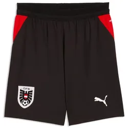 PUMA ÖFB Österreich Shorts 2026 Kinder 03 - PUMA black/PUMA red 176