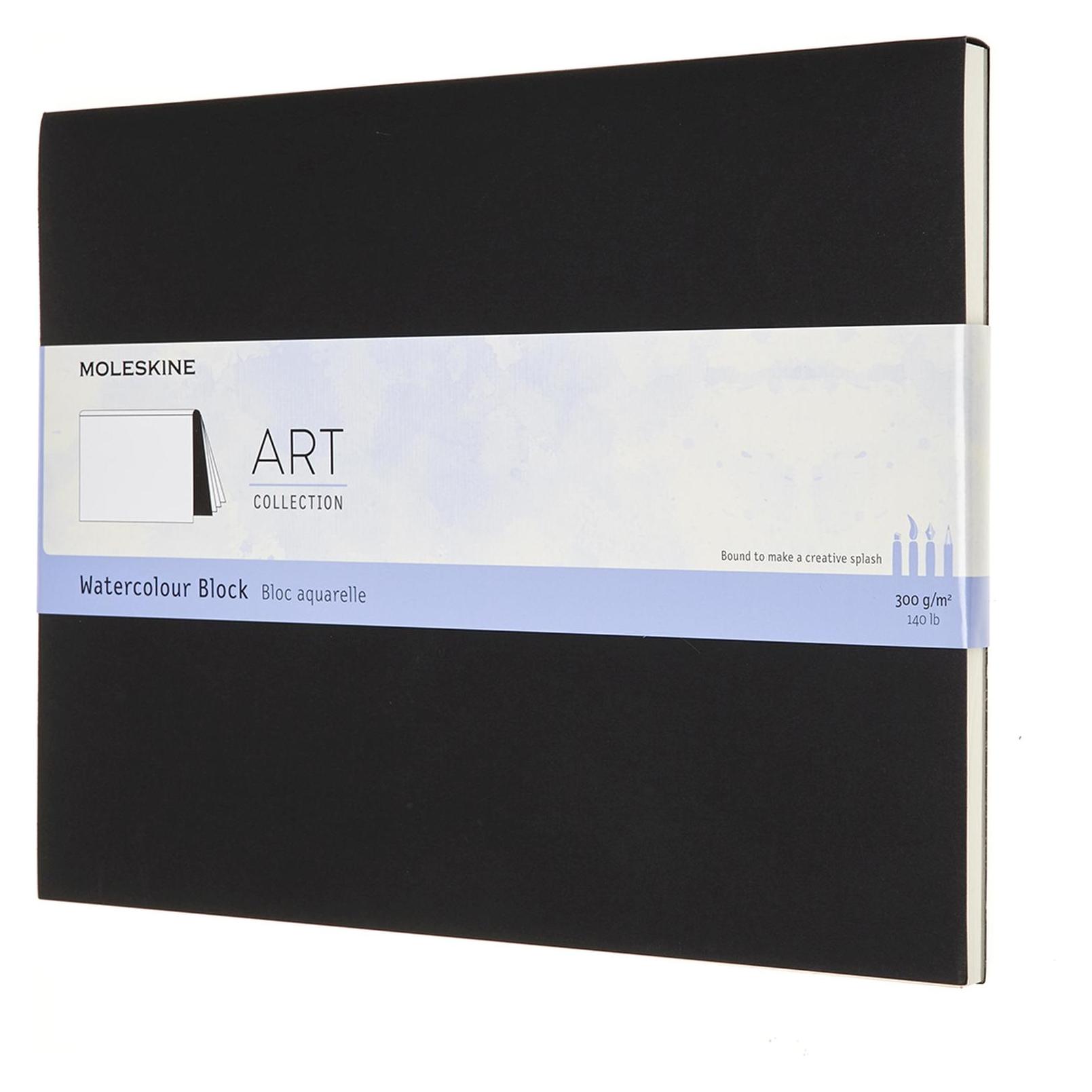Moleskine Zeichen-Aquarell-Block (19 x 25 cm, Blanko, Harter Einband) (603241)