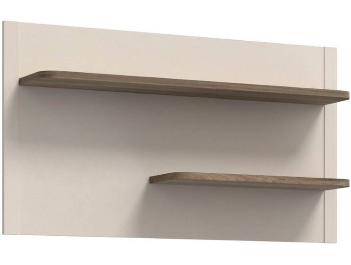 Wandregal FORTE Lacetti , beige (valencia eiche, kashmir beige), B:120cm H:66cm T:21,9cm, Holzwerkstoff, Regale, Wandregal, B/H/T 120/66/21,9 cm
