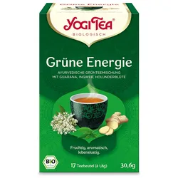 YOGI TEA, Grüne Energie, Grüner Bio Kräutertee 17X1,8 g