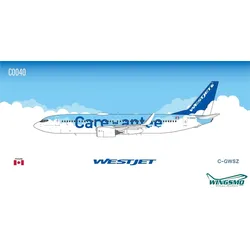 Panda Model WestJet Boeing 737-800 C-GWSZ C0040