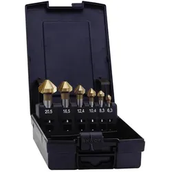 Exact, Bohrereinsatz, Kegelsenker-Set 6teilig 6.3 mm (6,3, 8,3, 10,4, 12,4, 16,5, 20,5)