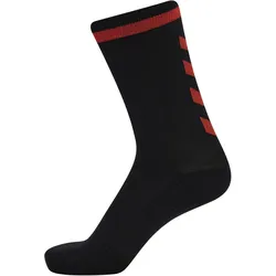 hummel Elite Indoor Socken kurz black/cherry tomato 31-34