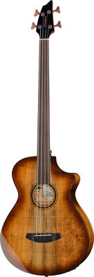 Breedlove Pursuit Exotic S Fretless Bass Amber Gloss