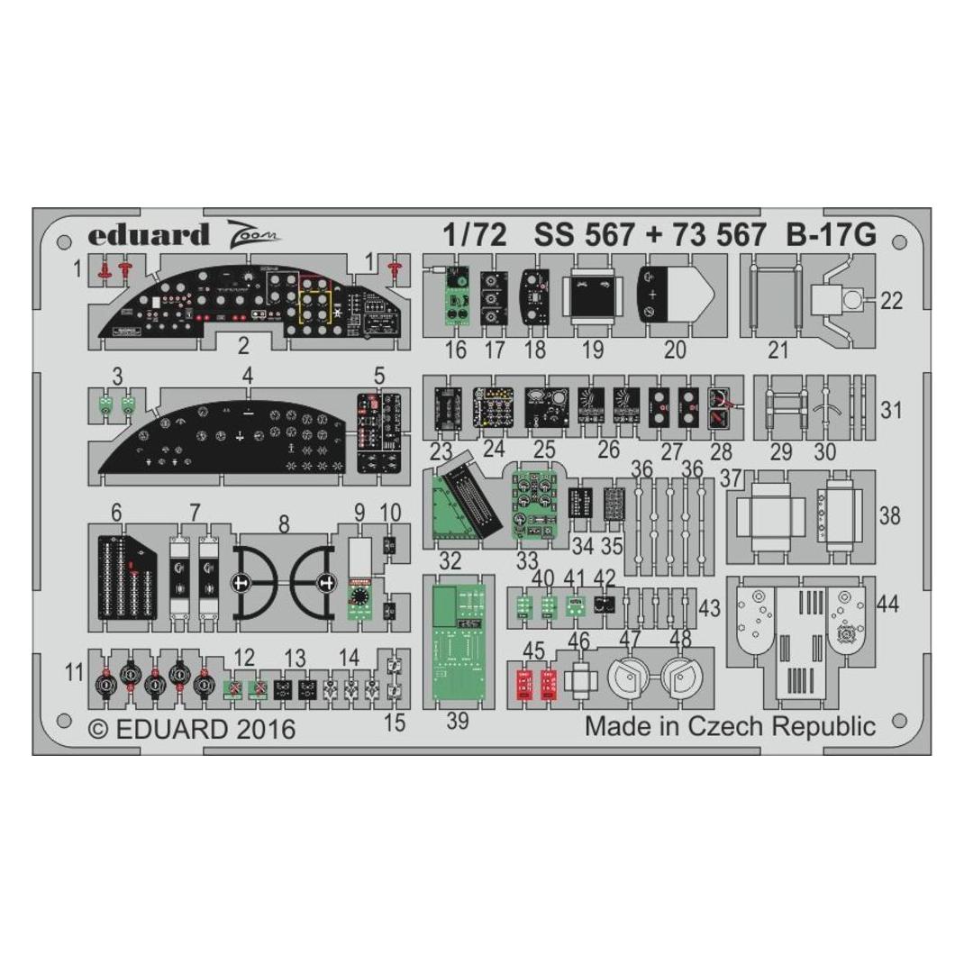 Eduard B-17G for Airfix (SS567)