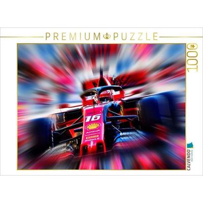 CALVENDO Puzzle Charles Leclerc aus dem Fürstentum Monaco ist bei der Scuderia Ferrari unter Vertrag. Leclerc ist erst der dritte Monegasse in der For