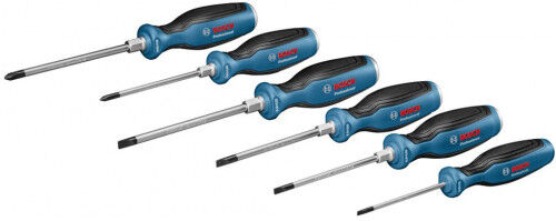Bosch Set combiné Set de 6 tournevis plat/PH PROFESSIONA 1600A016BF