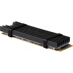 AXG CLR-M2L6 - Kühlkörper für M.2 SSD 2280, 6 mm, schwarz