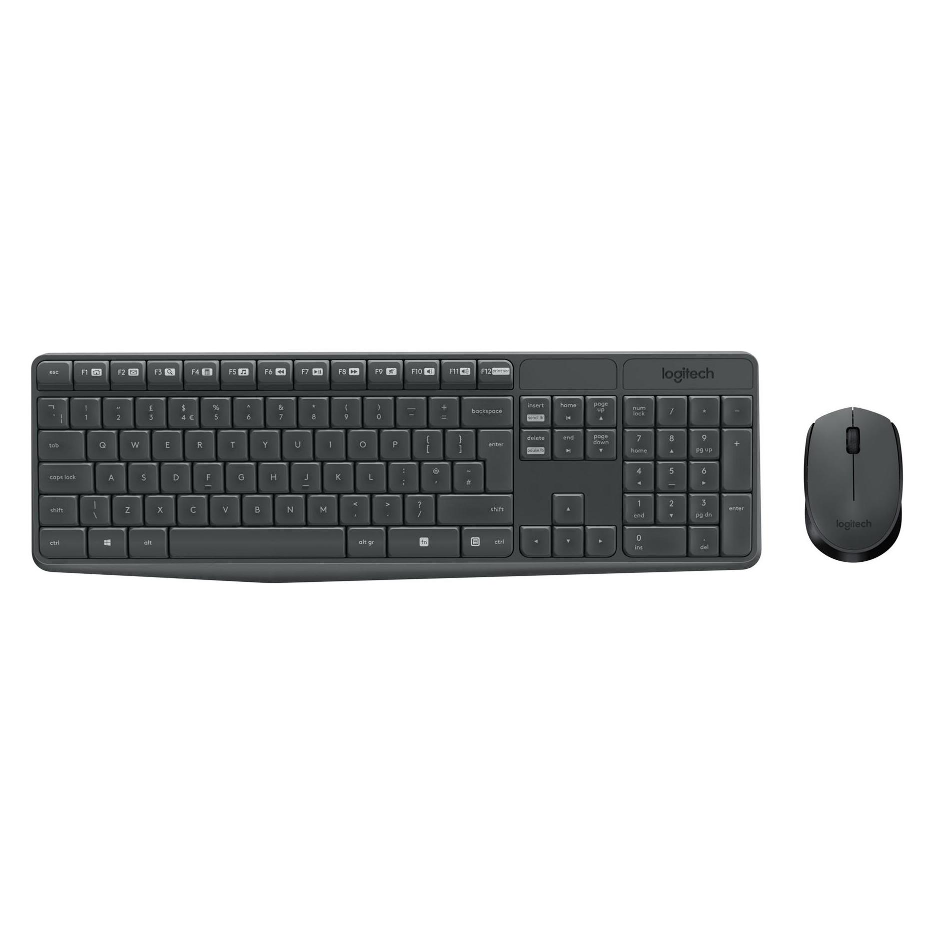 Logitech Set MK235 (Eng. Int., Kabellos) (920-007931)