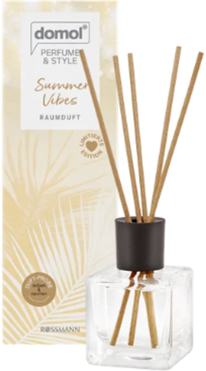 Domol Geurdiffuser met Geurstokjes Summer Vibes Limited Edition 2026 - 50 ml