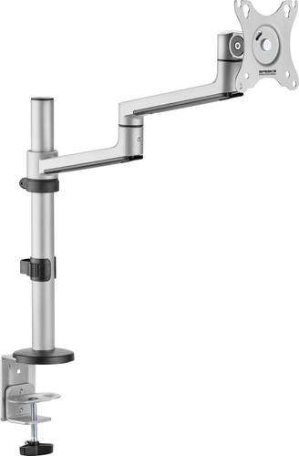 SpeaKa Professional SP-MM-1060 Monitor-Tischhalterung 1 Display(s) 43,2cm (17") - 81,3cm (32") Aluminium Neigbar, Schwenkbar