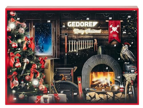 Gedore Red Adventskalender 2024, 33-delig gereedschapskalender, R49013033